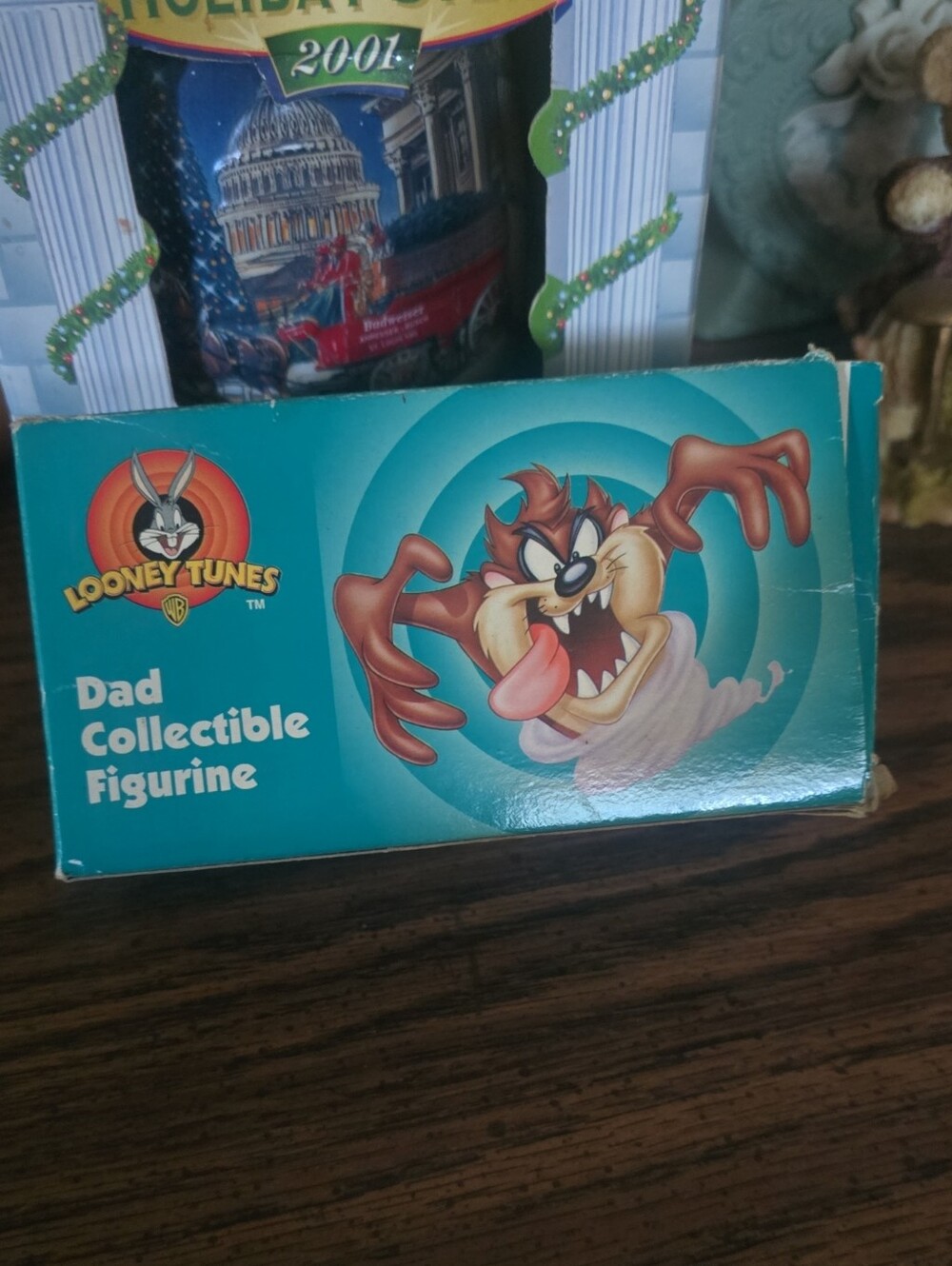 Warner Bros. Looney Tunes Teal Taz Collectible Box Artwork